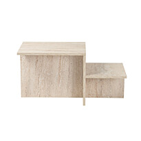 Sohvapöytä Linento Furniture Harmony, traverten-marmorijäljitelmä, Verkkokaupan poistotuote