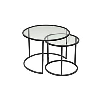 Sohvapöytäsetti Linento Furniture Belarus, musta