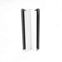 Sokkelin kulmalista Grip Jolly corner, 150mm, valkoinen