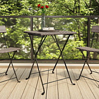 Bistropöytä, kokoontaittuva, 55x54x71cm, polyrottinki, eri värejä