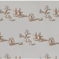 Tapetti Långelid/Von Brömssen A walk in the park harmaa 0.53x10.05m, non-woven
