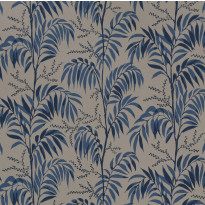 Tapetti Långelid/Von Brömssen Casablanca afternoon beige-sininen 0.53x10.05m, non-woven