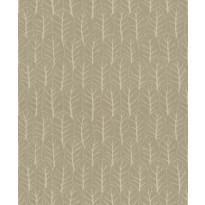Tapetti Långelid/Von Brömssen Coleslaw taupe 0.53x10.05m, non-woven