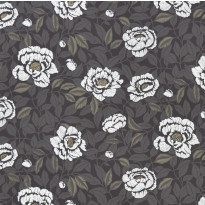 Tapetti Långelid/Von Brömssen My peony garden tumma 0.53x10.05m, non-woven