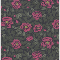 Tapetti Långelid/Von Brömssen My peony garden vihreä-pinkki 0.53x10.05m, non-woven