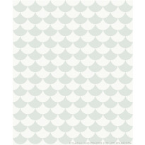 Tapetti Littlephant Waves vaaleanturkoosi 0.53x10.05m, non-woven