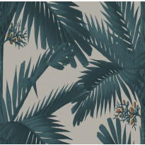 Tapetti Rebel Walls Palm Spring Teal, 0.50x10m, non-woven