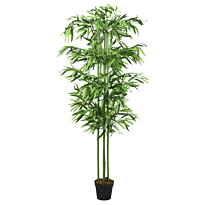 Tekokasvi bambupuu, 384 lehteä, 120 cm, vihreä