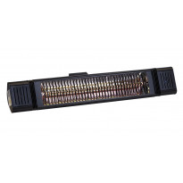 Terassilämmitin HEAT1 Eco Plus-line, 1500W, kaukosäädin, musta