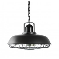 Terassilämmitin Hortus, ripustettava, 600/1200/1800W, kaukosäädin, musta