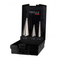 Porrasporanteräsarja Terrax Ø4-12/4-20/4-30mm, HSS