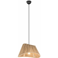 Riippuvalaisin Trio Valerie, E27, luonnollinen väri/juutti