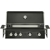 Kaasugrilli Mustang Black Pearl 4 built-in, 4 poltinta, upotettava, musta