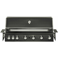 Kaasugrilli Mustang Black Jewel 6 built-in, 6 poltinta, upotettava, musta