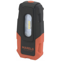 Ladattava käsivalaisin Mareld Giga 200RE, IP54, USB, musta/oranssi