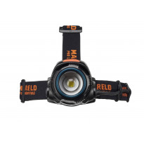 Ladattava otsalamppu Mareld Halo 1200RE, IP64, hybridi, musta/oranssi