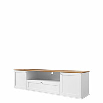 TV-taso 2D1SZ GACORIS, valkoinen/beige (7117)