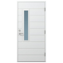 Ulko-ovi Aarni Design 9-10x21, karmi 115mm, valkoinen