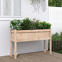 Ulkokukkalaatikko jaloilla 110x31x70 cm, mänty