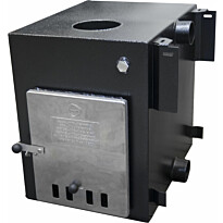 Ulkopuolinen kamina Kirami Cube, 35kW