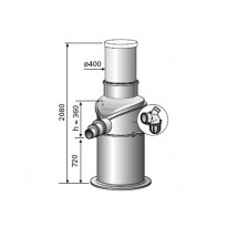 Pihakaivopaketti Uponor, 560/400 110-200 150L, rst-kannella