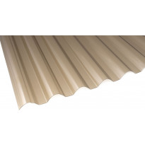 Valokate Keraplast PC Omega 1mm, pronssi, lev. 1060mm, määrämittainen