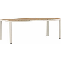 Ruokapöytä Venture Home Etna, 210x90cm, beige/puu