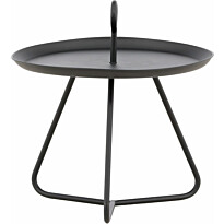 Sivupöytä Venture Home Pamplona, ø40cm, musta