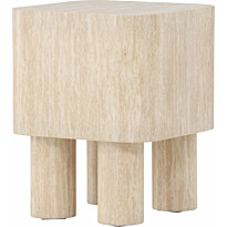 Sivupöytä Venture Home Klirou, 40x40cm, beige