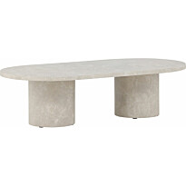 Sohvapöytä Venture Home Narvik, 120x60cm, beige/marmori