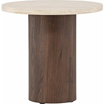 Sohvapöytä Venture Home Megg, ø50cm, mocca