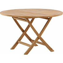 Ruokapöytä Venture Home Kenya, ø120cm, tiikki