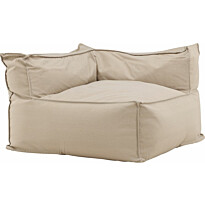 Säkkituolisohvan kulma-osa Venture Home Rambo, beige