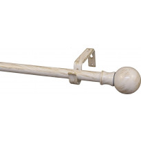 Verhotanko Pisla Paola, Ø16mm, 120-210cm, valkoinen/kulta