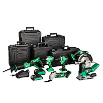 Akkukonesarja Voltgear Plus 20V, 9 osaa, 4.0+2.0Ah akuilla