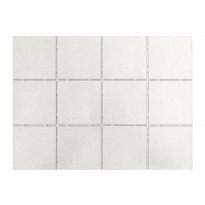 Lattialaatta Bien Tundra Dot, matta, valkoinen, 10x10cm