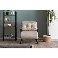 Vuodetuoli Linento Furniture Sando Single V2 Cream kerma, Verkkokaupan poistotuote