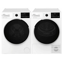 Pesutorni Smeg DNP82SEIN sekä WNP84SEAIN, 8kg, 1400rpm
