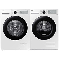 Pyykinpesukone ja kuivausrumpu Samsung  WW80CGC04CAHEE sekä DV80CGC0B0AHEE, 8kg