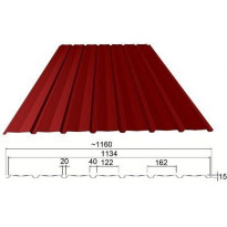 Seinäpelti Weckman Seinälevy W-15-1134 Economy, 0.45mm