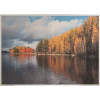 Akustiikkataulu Yeseco Still T, 80x60cm, valkoiset puukehykset, eri kuvia (myös omalla kuvalla)