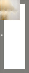 Liukuovi Jeld-Wen Unique 504 1125x2040 mm tummanharmaa Chinchilla lasi