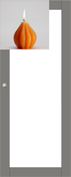 Liukuovi Jeld-Wen Unique 504 1125x2040 mm tummanharmaa kirkas lasi