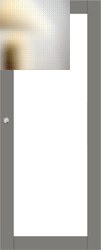 Liukuovi Jeld-Wen Unique 504 925x2040 mm tummanharmaa Master Carre lasi