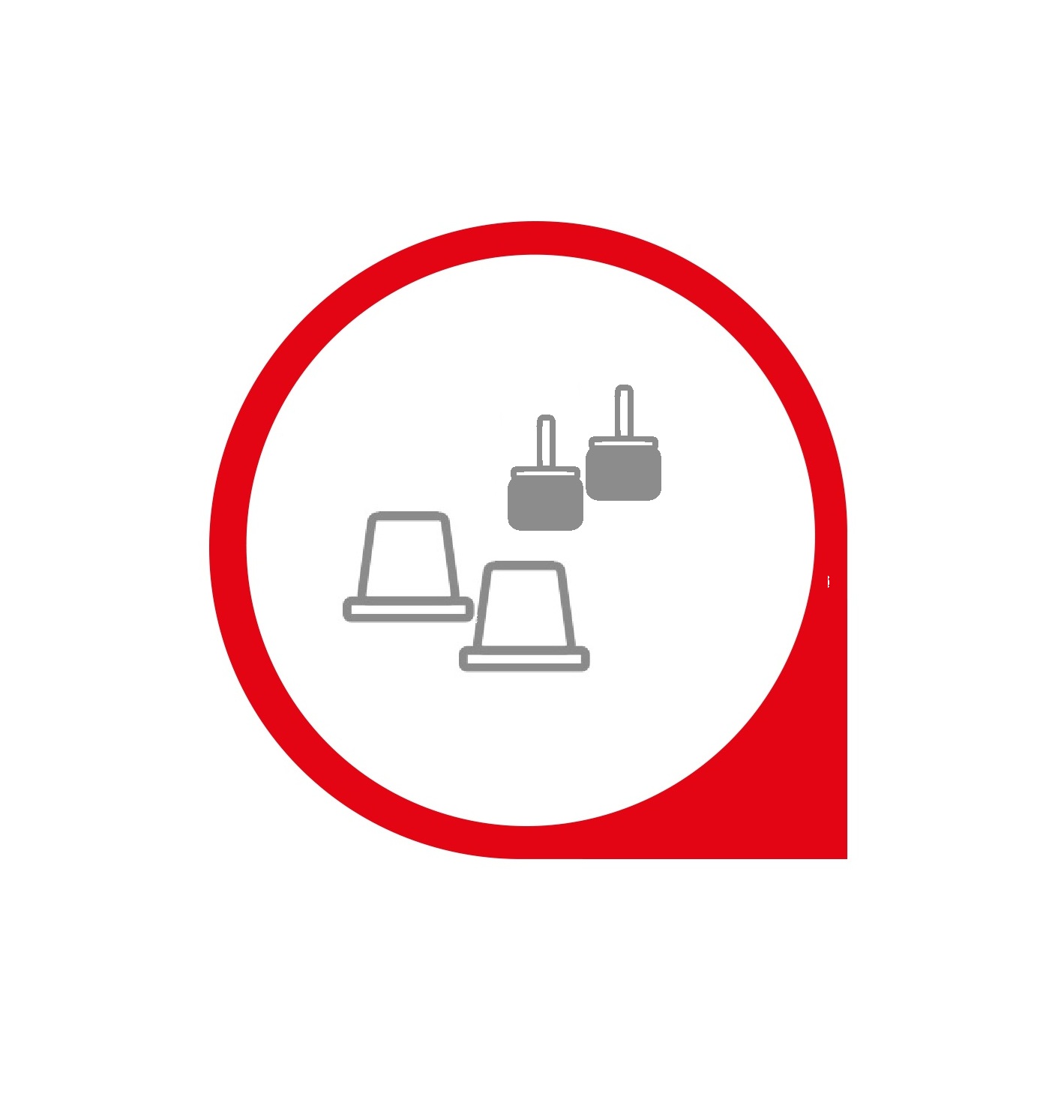 Kyllä, asentaja voi tuoda mukanaan parveke-/terassijalat