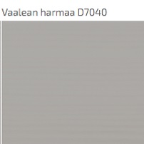 Vaaleanharmaa D7040 kuultolakkaus