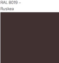 Ruskea RAL8019 peittomaalaus