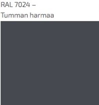 Tummanharmaa RAL7024 peittomaalaus