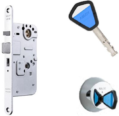 Abloy LC102-lukkorunko ja Easy-avainpesä