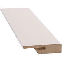 Jalkalista D2D R2, 12x42x2400mm, MDF, valkoinen